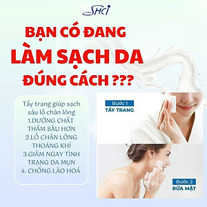 Nước Tẩy Trang Dưỡng Trắng Da SHCI Hatomugi Cleasing (200 mL)