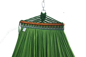 Bộ võng xếp BAN MAI: khung inox VIP và lưới mềm dày 99 ( Giao màu ngẫu nhiên )