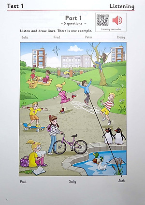 A1 Movers 4 Authentic Practice Tests: Student's Book Without Answers With Audio - FAHASA Reprint Edition