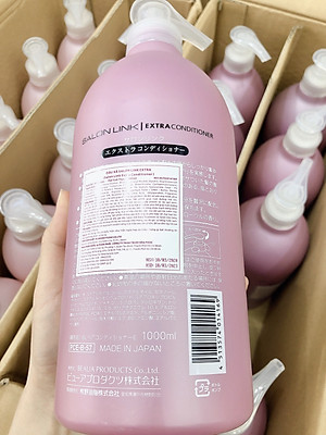 Dầu Xả Salon Link Extra Dưỡng Tóc Nhật Bản 1000ml (Màu Hồng Tím) - Dành Cho Mọi Loại Tóc - Không Gây Bết
