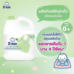 Nước giặt Dnee 3000ml xanh/hồng/trắng - Thái Lan