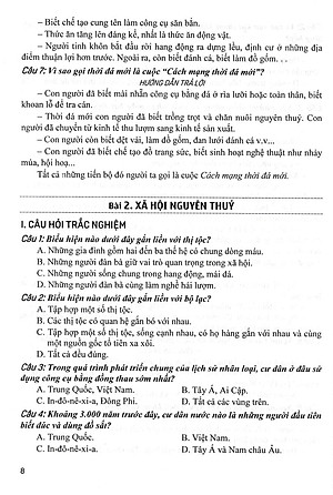 Sách tham khảo- Trả Lời Câu Hỏi Trắc Nghiệm Và Tự Luận Lịch Sử 10 (Biên Soạn Theo Chương Trình GDPT Mới)_HA