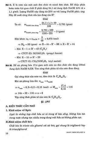 Sách 500 Bài Tập Cơ Bản Và Nâng Cao Hoá Học 12