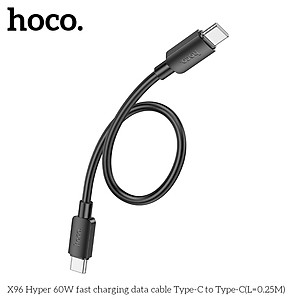 Cáp SẠc Nhanh Dành Cho Hoco X96 Type C To Type C 60W 3A Dây Dài 1M Hàng Chính Hãng