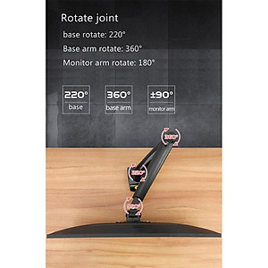 Giá treo màn hình máy tính F80 - Xoay 360 độ 