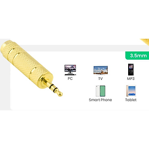 Jack cắm micro 6.5 sang 3.5 mm hát karaoke bằng điện thoại 130 - Hàng Nhập Khẩu