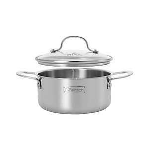 Bộ nồi inox liền khối Elmich Trimax classic EL2136OL02 size 16,20,24cm - Hàng chính hãng