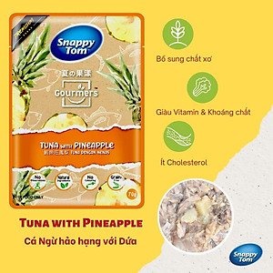 Pate Trái Cây Snappy Tom Gourmers Series [ 70g ] _ Combo Mix Đủ Vị