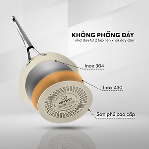 Chảo Inox liền khối Elmich Hera