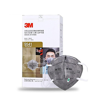 Khẩu trang than hoạt tính 3M 9541 KN95 AS/ANZS P2 5.0 lọc bụi mịn tiêu chuẩn N95
