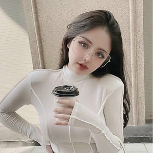 Kính Mắt Thời Trang Kim Loại Cao Cấp Cho Nữ