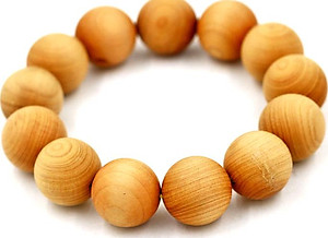 Chuỗi đeo tay gỗ ngọc am 18 ly 13 hạt