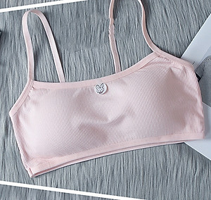 Combo 5 áo lót học sinh tuổi dậy thì cấp 1, 2, 3 - vải cotton tăm mềm mát thoải mái - phù hợp với các bạn nữ dưới 53kg