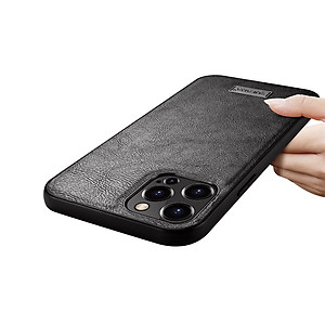 Ốp Lưng Sulada Da cho Iphone 13,13 pro,13 Pro Max...12 pro max..11 ..X XS MAX Mặt sau cứng chống sốc - Hàng chính hãng