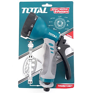 Đầu phun nước máy xịt rửa 3/4" chuyên dụng TOTAL THWS010901 - Rửa xe, tưới cây, nhiều chế độ rửa tiện lợi, bền bỉ, tay cằm chắc chắn
