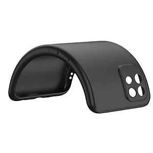 Ốp lưng dành cho OPPO Reno 12 5G dẻo màu đen bảo vệ camera sau, chống bám vân tay - Hàng chính hãng