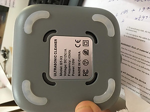 Máy rửa siêu âm mini GTsonic X3 – dung tích 180ml, công nghệ sóng siêu âm hiện đại, làm sạch sâu và loại bỏ bụi bẩn hiệu quả cho trang sức, kính mắt, đồng hồ, dụng cụ nha khoa, linh kiện điện tử – Hàng chính hãng