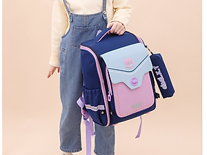 Balo học sinh tiểu học lớp 3 - 6 siêu nhẹ chống gù chống nước cao cấp phong cách mới