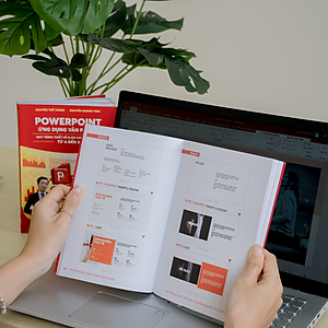 Combo 4 Sách Excel - Word - PowerPoint - Google Sheets Ứng Dụng Văn Phòng Kèm Khoá Học Video ĐÀO TẠO TIN HỌC
