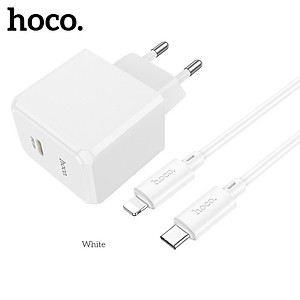 Bộ Sạc Nhanh PD 20W Cho iPhone, iPad Hoco C76Plus/CS13/CS13A - Hỗ trợ sạc nhanh 0-50% Pin trong 30p - Hàng Chính Hãng