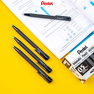 Bút chì kim bấm Pentel A255 ngòi 0.5mm chắc chắn bền đẹp nhỏ gọn tiện dụng