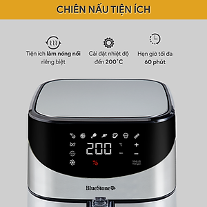 Nồi Chiên Không Dầu Điện Tử BlueStone AFB-5880 (5,5 Lít) - Hàng Chính Hãng
