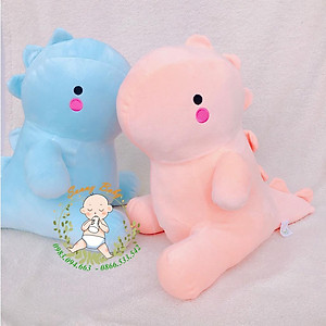 Gấu Bông Khủng Long Giá Rẻ Nhất - Khủng Long Nhồi Bông Béo Mập 45cm Mềm Mịn Cute - Bông Gòn 100% Cao Cấp An Toàn Cho Bé