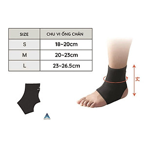 Đai cổ chân thể thao Phiten sport supporters ankle AP150003/AP150004/AP150005