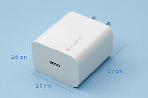 Adapter Sạc Type C PD 20W Mophie Trắng - Hàng chính hãng