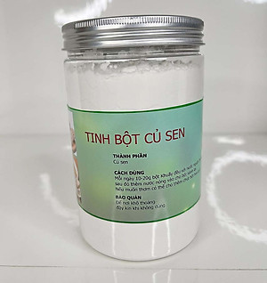 Tinh Bột Củ Sen 100% Nguyên Chất - Cung cấp đầy đủ dưỡng chất cho cơ thể ( Hủ 200gr)