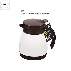 Bình giữ nhiệt Inox Pearl Metal màu trắng kem - Nội địa Nhật Bản