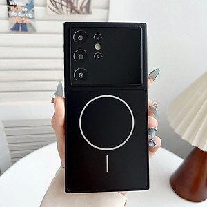 Ốp Lưng Từ Tính Cho Galaxy S25 Ultra / S24 Ultra Nhựa Cứng Mờ Tráng Gương - BUM STORE GALAXY CASE