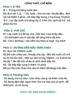 Trà sữa thái xanh / Set nguyên liệu làm trà sữa  trân châu 10 - 12 ly trà sữa thơm ngon / Vườn Xanh Sạch 