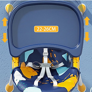 Ghế ăn dặm gấp gọn cao cấp Umoo mới nhất 2021, có bánh xe và điều chỉnh được độ cao