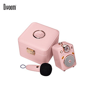 Loa Bluetooth Divoom Fairy-Ok công suất 10W kết hợp micro karaoke đa năng - Hàng chính hãng