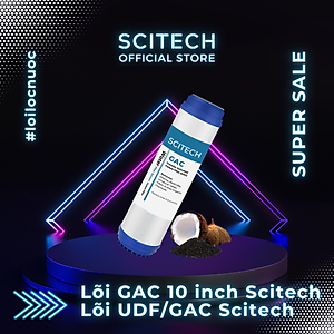 Lõi lọc nước số 2 UDF 10 inch dùng trong máy lọc nước RO, bộ lọc thô - Hàng chính hãng