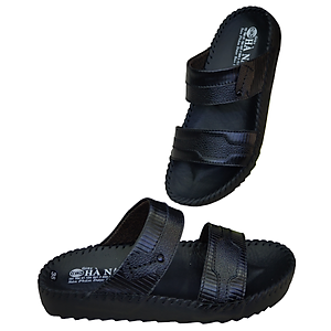 Dép Nam Quai Ngang HÀ NAM Da Bò Thật Cao Cấp DNA2083