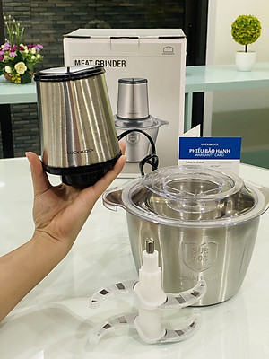 Máy Xay Thịt Cối Inox Lock&Lock EJM172 (2 lít) Hàng Chính Hãng