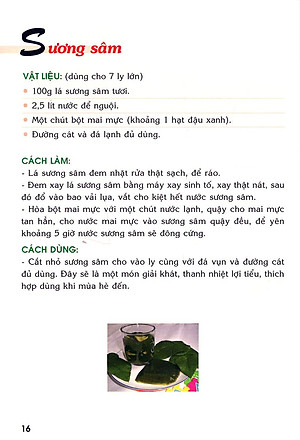 Sách Các Món Giải Nhiệt Được Nhiều Người Ưa Thích