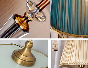 Đèn ngủ GUIAR phong cách cổ điển trang trí nội thất sang trọng [ẢNH VIDEO THẬT 100%]