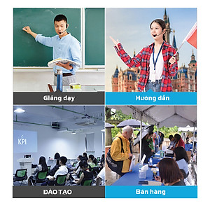 Micro không dây, mic không dây, micro cài đầu không dây TAKSTAR HM-200W công nghệ UHF - AVSTAR - hàng chính hãng