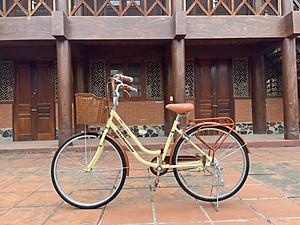 Xe đạp mini Wahama KOREA HQ 24/26 inch - Tặng khóa bánh sau, đồ lắp xe