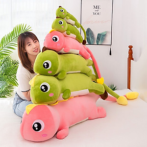 Gấu Bông Khủng Long Mắt Lồi Đuôi Tim Dễ Thương Siêu Cưng (55cm--->160cm) Gối Ôm Khủng Long Đuôi Tim Siêu Mềm Mịn, Êm Ái Hàng Cao Cấp