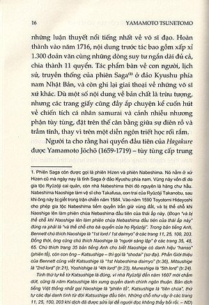 Sách Hagakure - Luận Đàm Về Cốt Tủy Võ Sĩ Đạo