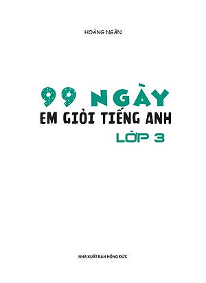 Sách 99 Ngày Em Giỏi Tiếng Anh Lớp 3