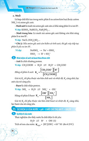 Sách Sổ Tay Học Nhanh Toàn Diện Kiến Thức Và Dạng Bài Hóa Học Lớp 10 - 11 - 12