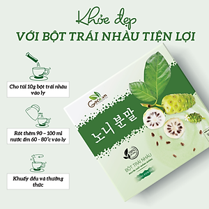 Bột trái nhàu nguyên chất Goce - 180g (18 gói x 10g)