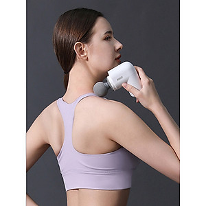 Súng Massage Cầm Tay Mini Nikio NK-173 - 6 Đầu Chuyên Dụng + 1 Đầu Nhiệt Nóng - Mát Xa Hỗ Trợ Giảm Đau Nhức Và Giãn Cơ Toàn Thân - Phù Hợp Mọi Đối Tượng, Siêu Nhỏ Gọn