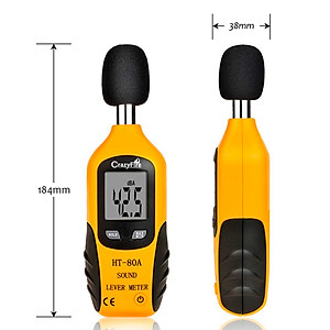 Decibel Meter, Digital Sound Level Meter HT-80A Audio Noise Measure Device Dual Ranges