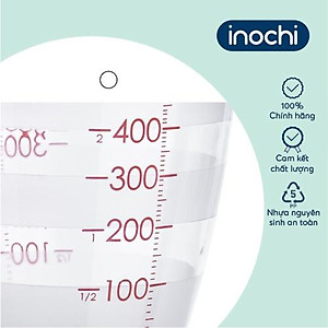 Cốc Đong Yoko Chia Vạch Sản Xuất Theo Tiêu Chuẩn Nhật Bản - Chính Hãng inochi ( Tặng kèm khăn lau đa năng pakaksa)
